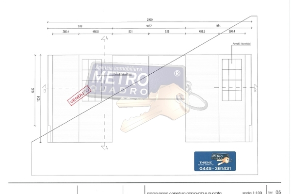 pianta tetto con pann - UNIFAM. AUTONOMA ZANè (VI) CENTRO 